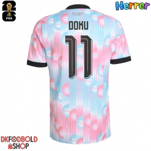 Belgien Jeremy Doku #11 Udebanetrøje VM 2026 Kort ærmer